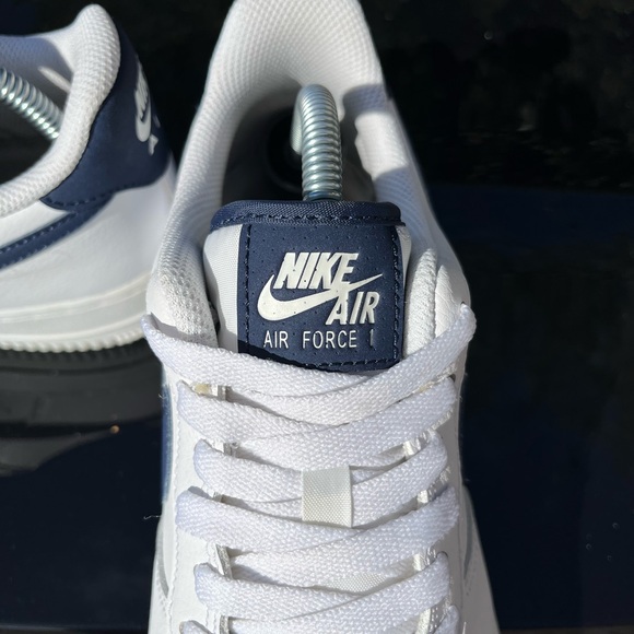 Nike Air Force 1 Low White Midnight Navy (2020) - Picture 4 of 8
